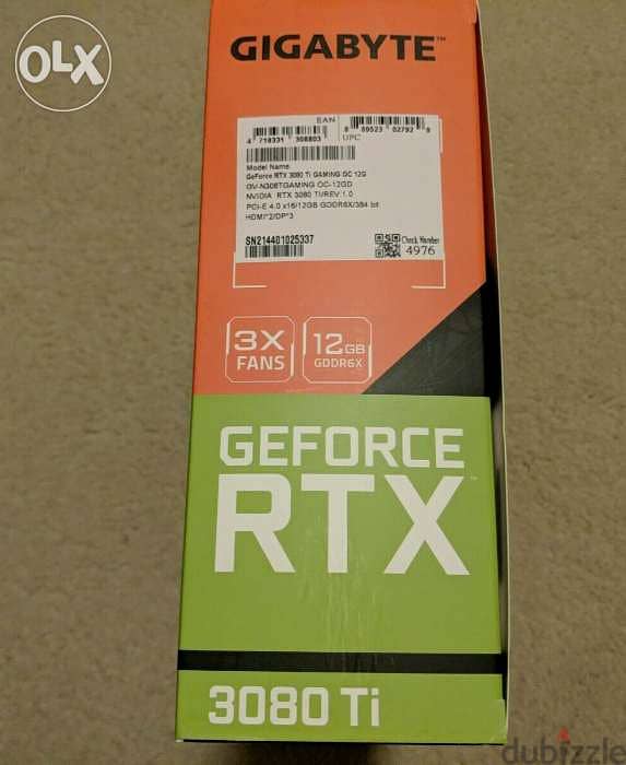 NEW GIGABYTE GeForce RTX 3080 Ti Gaming 2