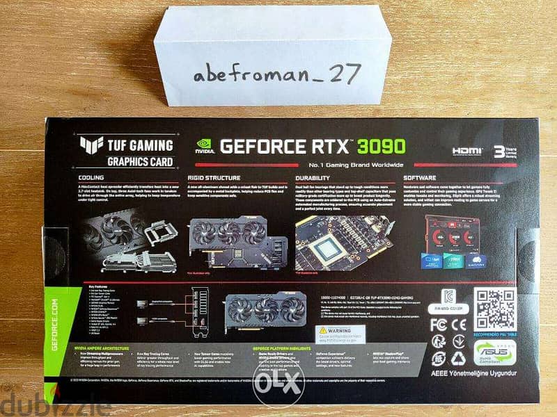 NEW Asus TUF RTX 3090 1