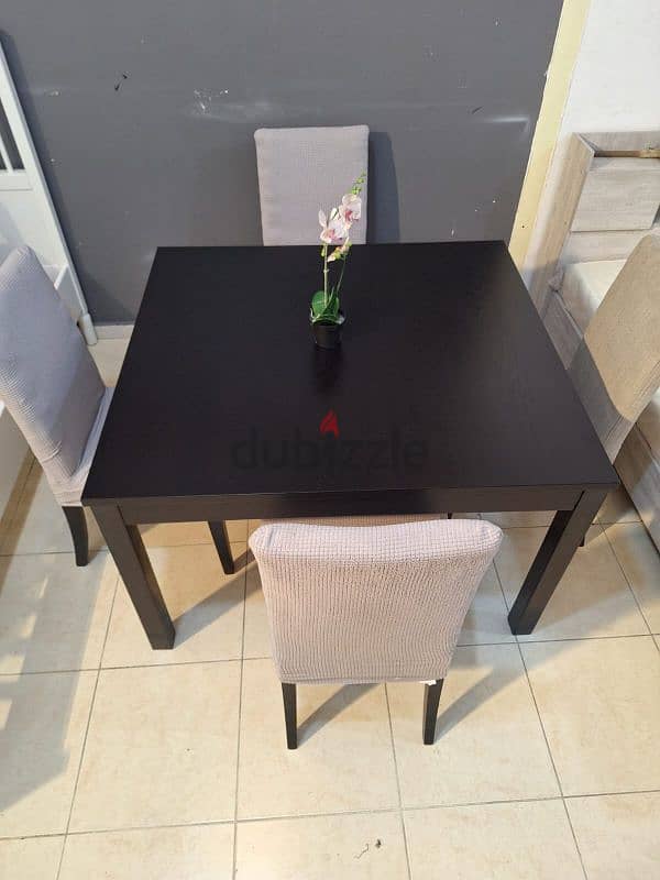 dining table with 4 chairs for sale 3