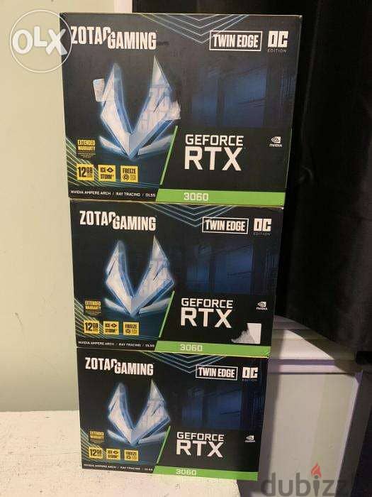 NEW ZOTAC Gaming GeForce RTX 3060 0