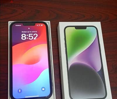 I-Phone 14 plus 128 GB Midnight color