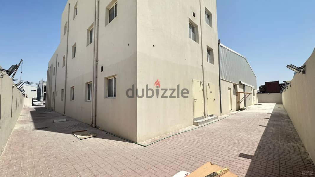 1200 Steel workshop with 9 Room For Rent - Birkat 2