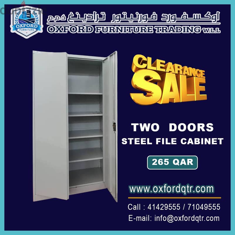 2 Doors Steel File Cabinet 0