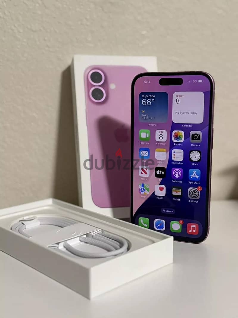 New Apple iPhone 16  Pink 1