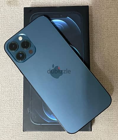 I phone 12 pro max 128 gb blue color