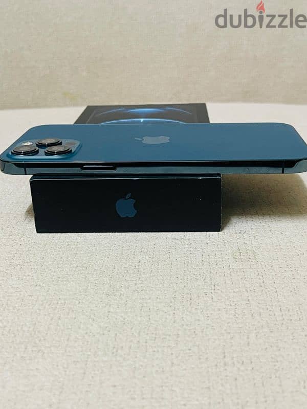 I phone 12 pro max 128 gb blue color 1