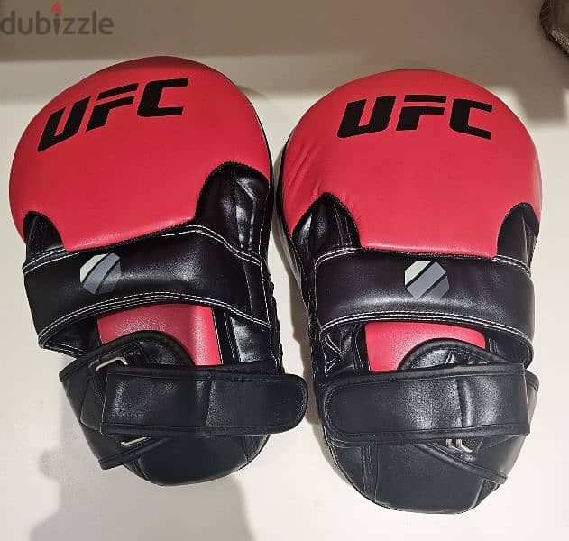 boxing gloves and pads 1