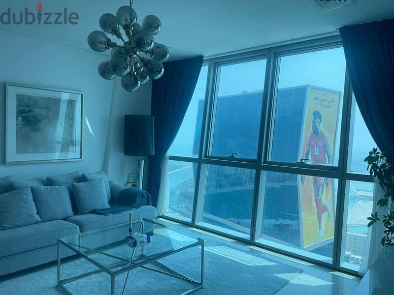 Apartment for rent in Pearl area zigzag tower B laguna 11