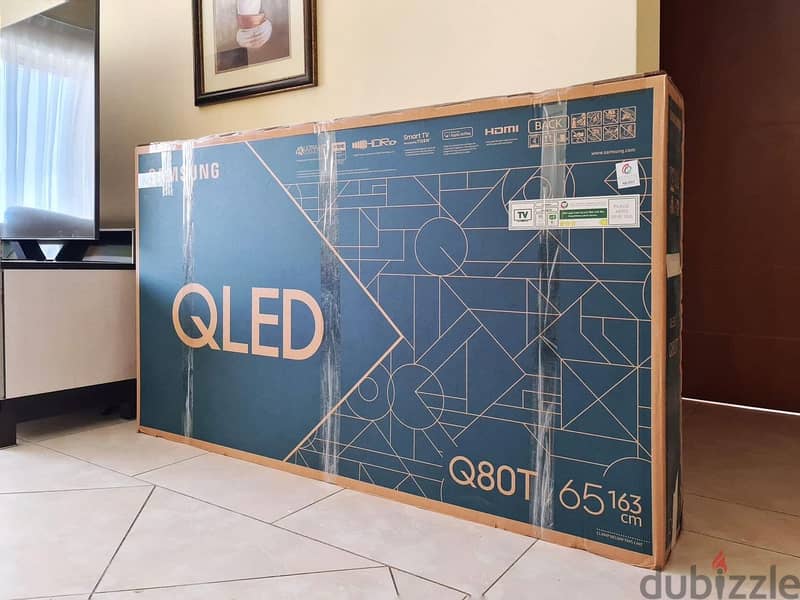 Samsung Smart 65 Inch Q80T QLED 4K UHD Television 0