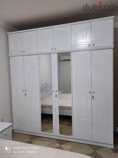 bed and mattress and cupboard available.