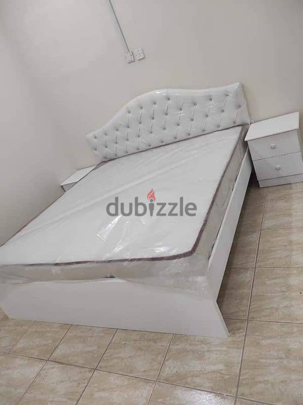 bed and mattress and cupboard available. 10