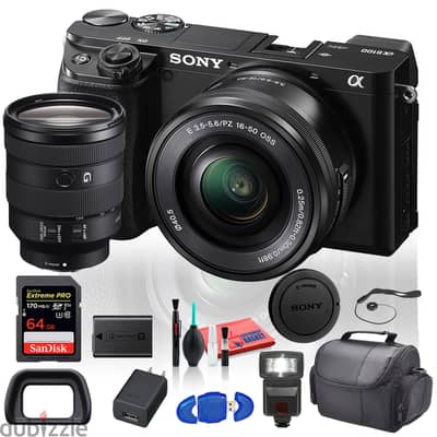 SONY ALPHA A6100 MIRRORLESS  16-50MM LENS