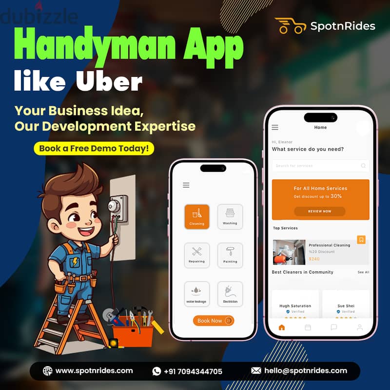 Enhance Your Service Business with a High-Tech Handyman App 0