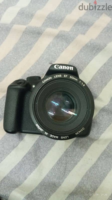 canon 600d with 50mm F 1.4 1