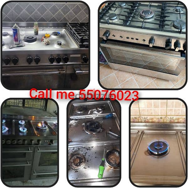 gas Coockar and service repair please call my no caII,me,55076023 2