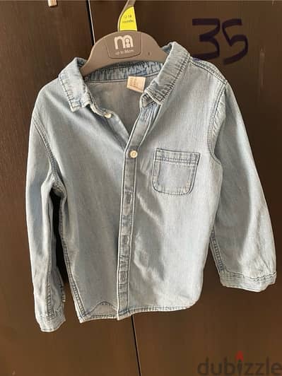 Denim shirt for kids - H&M brand