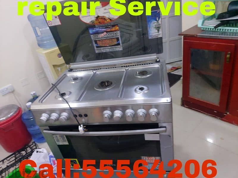 gas oven and cooking rang  repair and Service  Call:55564206 whatsapp 0