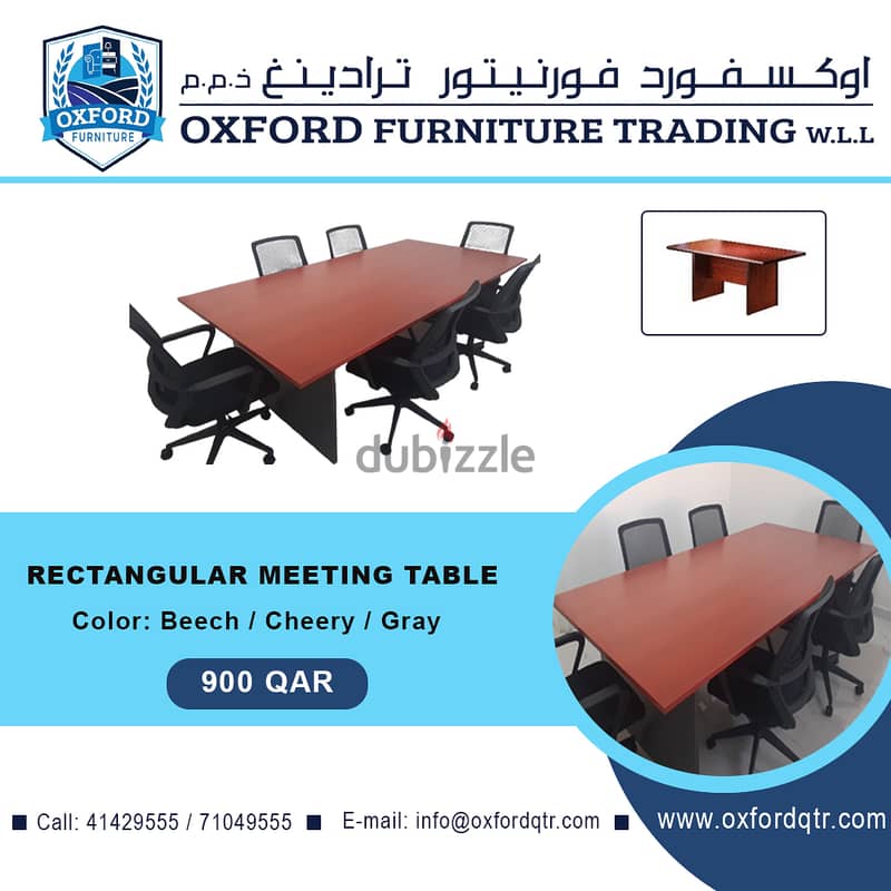 Rectangular Meeting Table 0