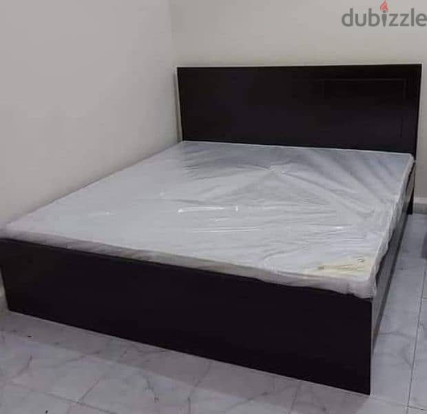 Bed and mattress and dressing. 2