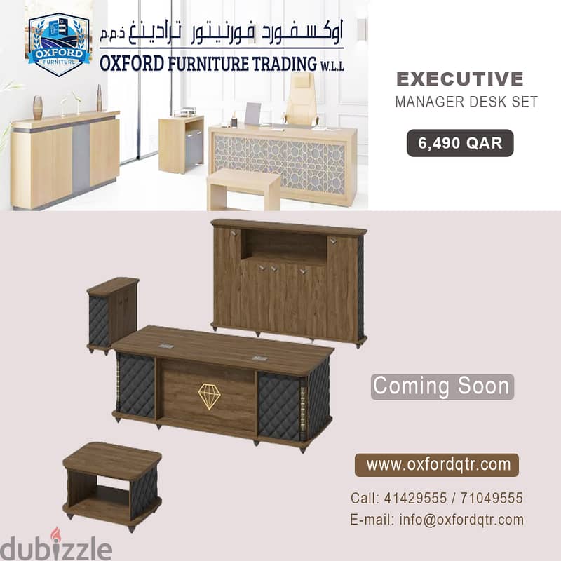 Executive Manager Desk Set 0