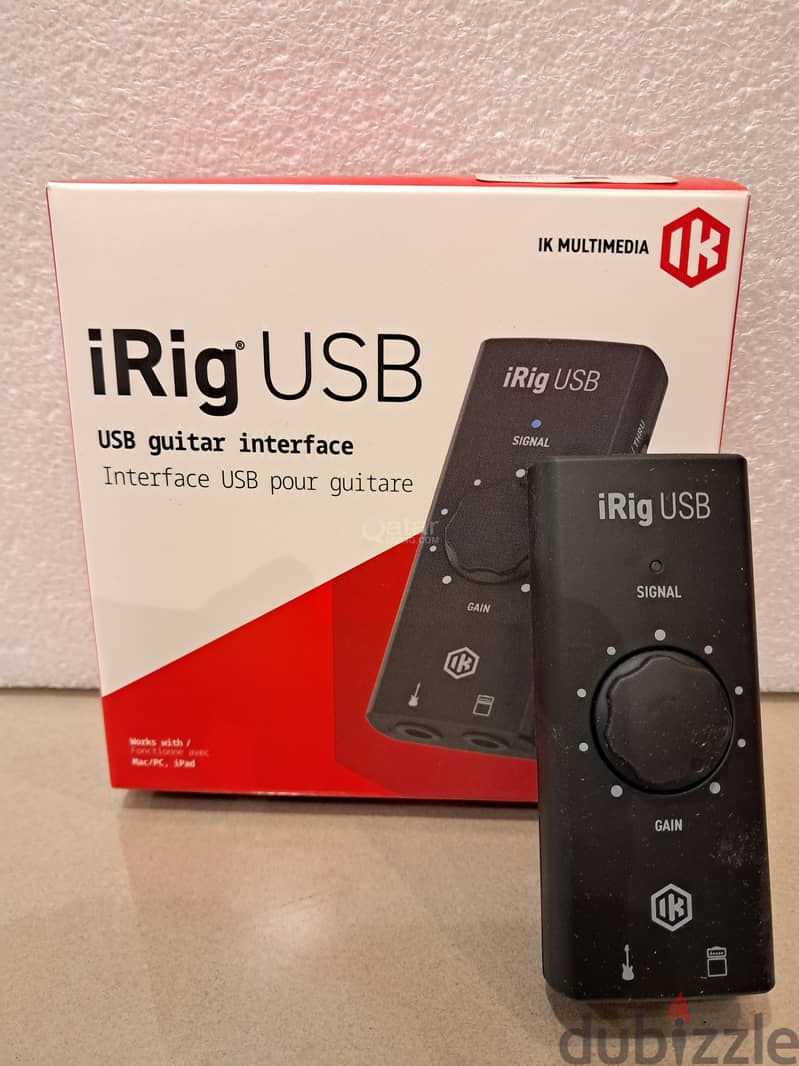 IK Multimedia iRig USB Guitar Audio Interface | كرت صوت للجيتار الكهرب 0