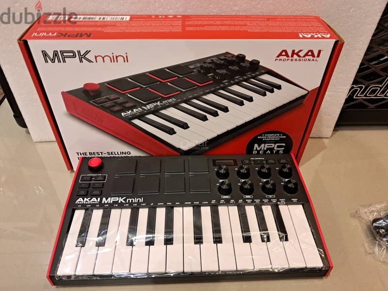 Akai MPK Mini MK3 25-Key Midi Keyboard | USB أورج ميدي 0