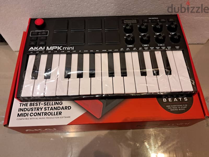 Akai MPK Mini MK3 25-Key Midi Keyboard | USB أورج ميدي 1