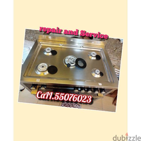 gas oven and cooking rang  repair and Service  Call:55564206 whatsapp 4