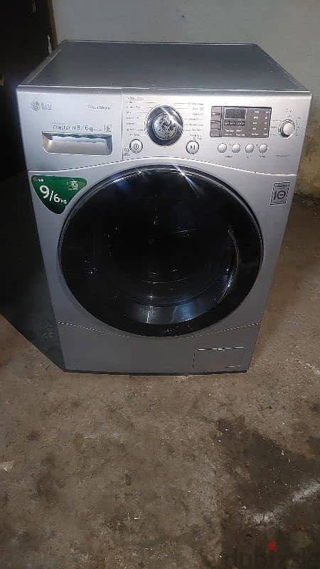 LG 9kg/ 6kg washing machine 0