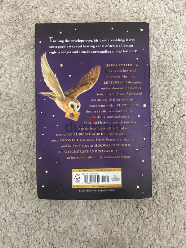 Harry Potter and the philosiphers stone book 1