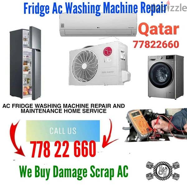 Washing Machine Ac Fridge or Freezer  Repair 77822660 0