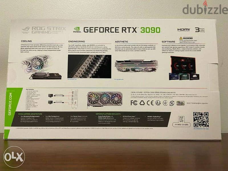 New ASUS ROG Strix GeForce RTX White Edition 3090 3