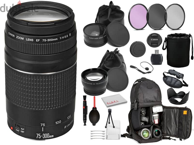 CANON EF 75-300MM F/4-5.6 III USM LENS 1