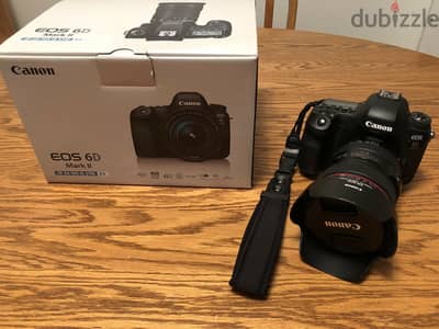 Canon E O S 6 D Mark II  & 24-105mm f/4L II USM Lens+ 64GB Pro Kit