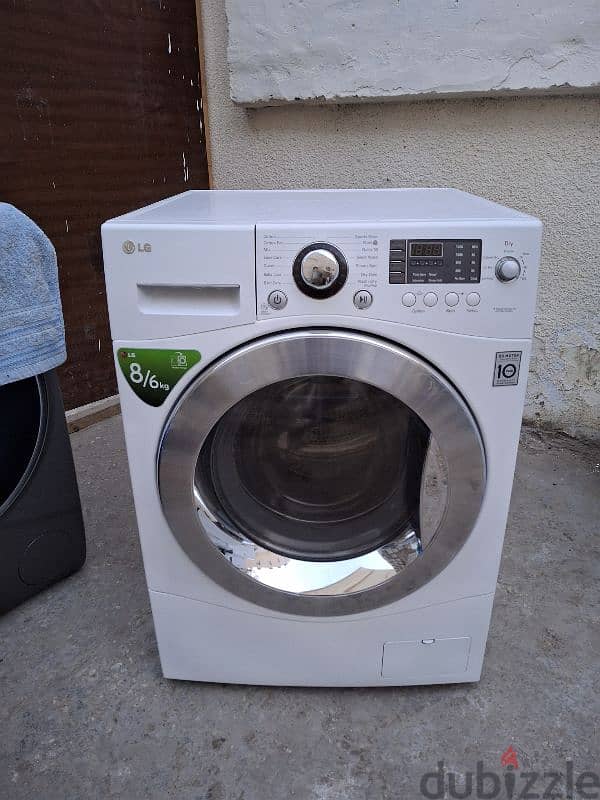 Lg 8/6 Kg Automatic Washing Machine For Sell Call Me 70577993 0