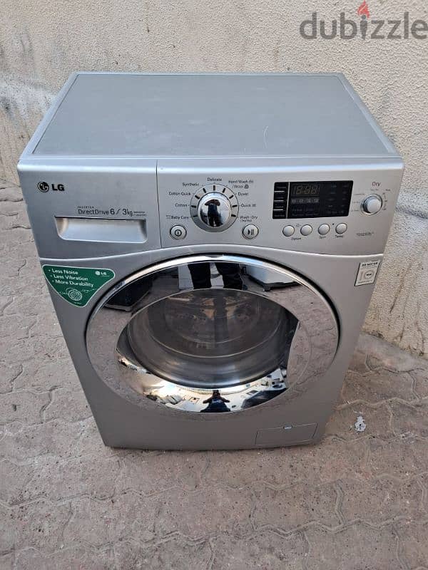 Lg 6/3 Kg Automatic Washing Machine For Sell Call Me 70577993 0