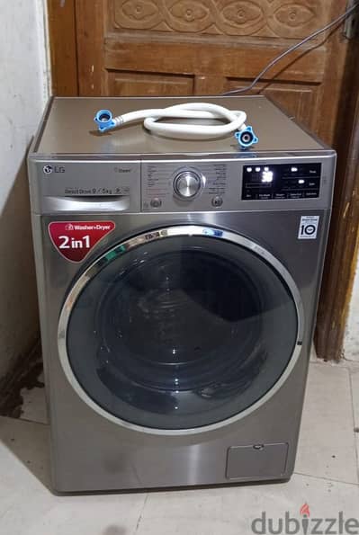 Lg 9/6 Kg Automatic Washing Machine For Sell Call me 70577993