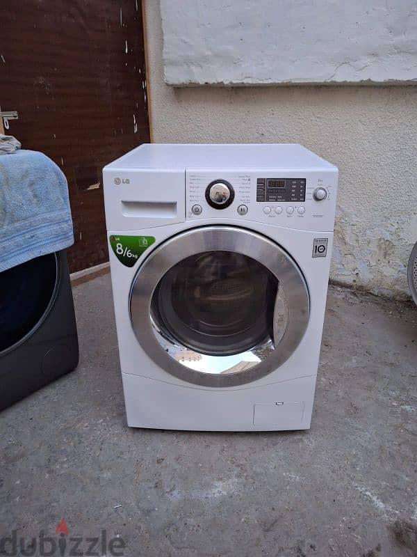 Lg 8/6 Kg Automatic Washing Machine For Sell Call me 70577993 0