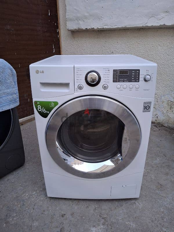 Lg 8/6 Kg Automatic Washing Machine For Sell Call Me 70577993 0