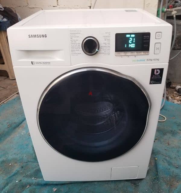 Samsung 8kg/ 6kg washing machine 0