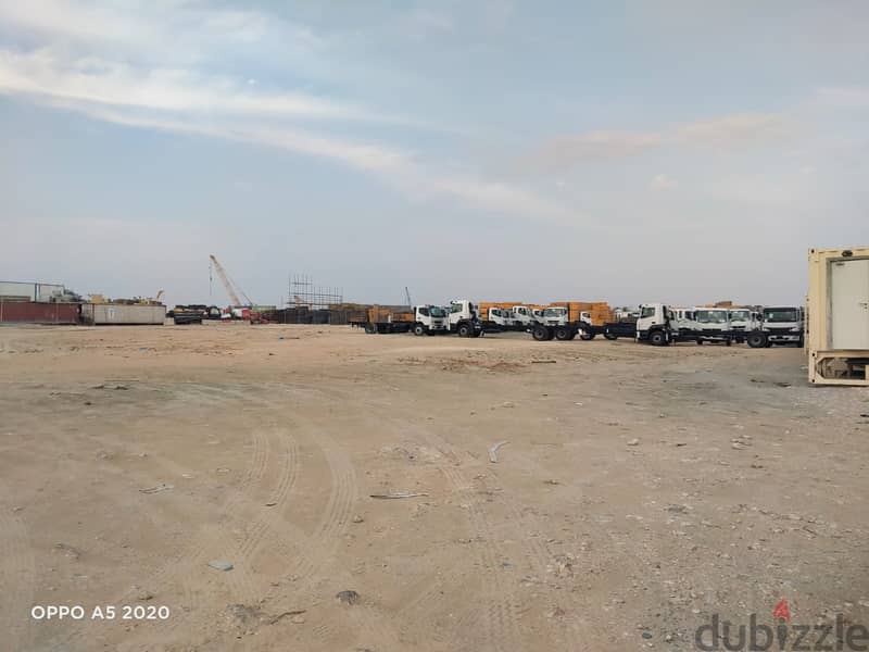 Open land yard for rent in Karrana, Mekanis ( Salwa road ) 1