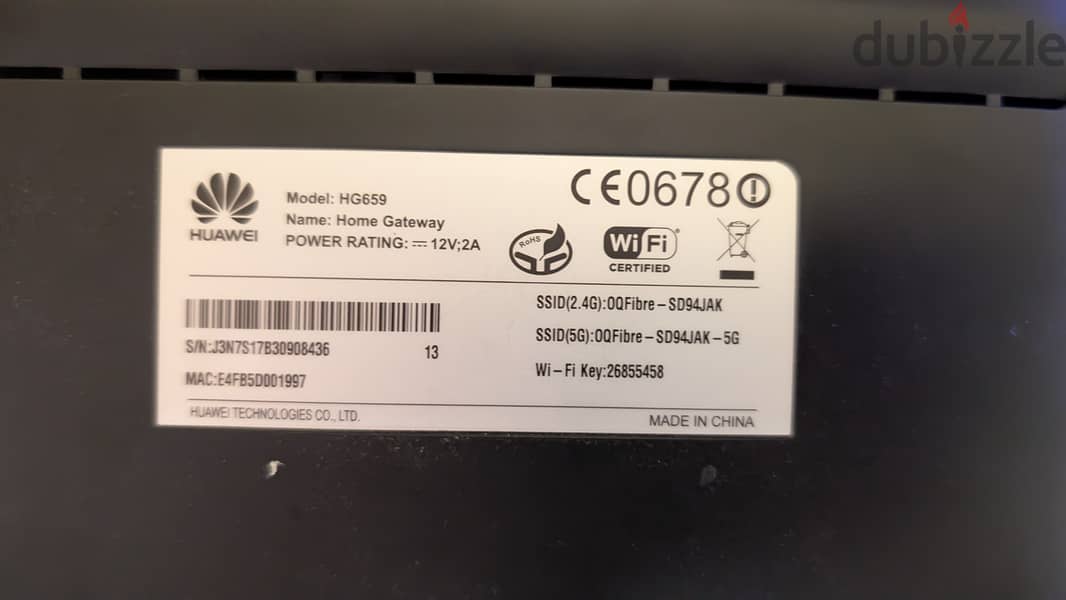 Huawei Router HG659 in clean and new condition 2