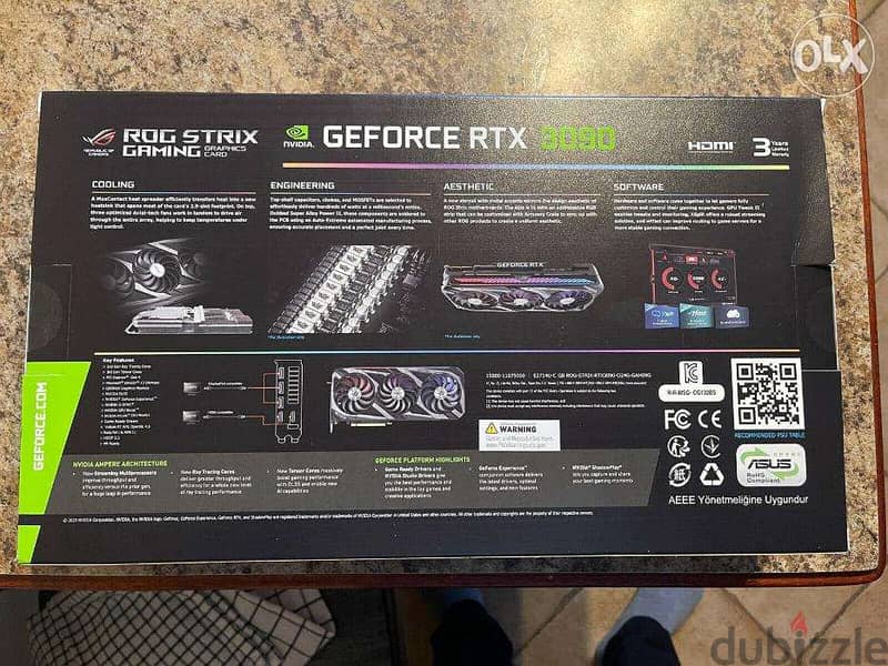 NEW ASUS ROG Strix RTX 3090 Oc 24GB 1