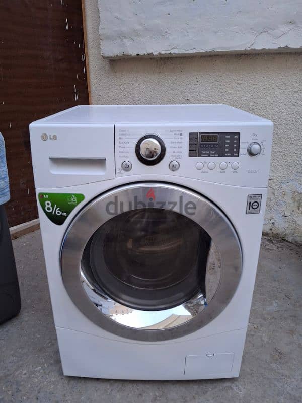 LG 8/6 KG WASHING MACHINE FOR SELL CALL ME 70577993 0