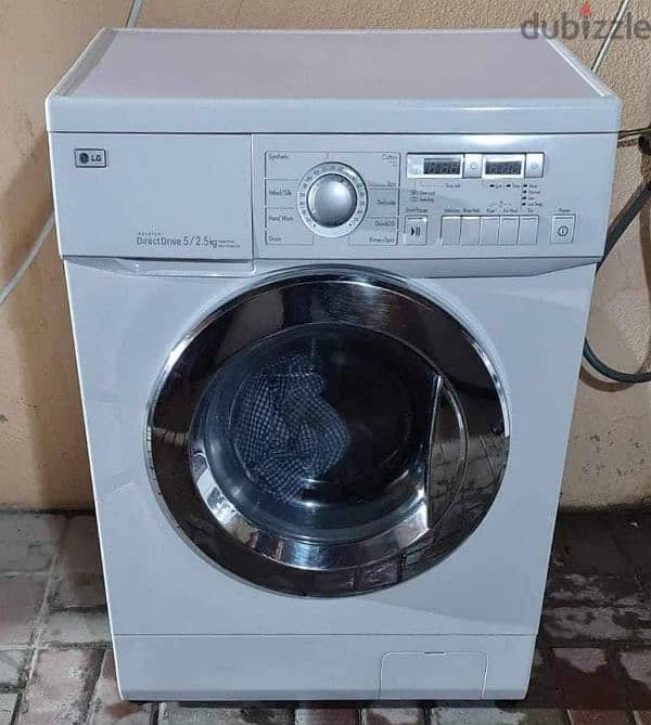 LG 5/2.5 KG WASHING MACHINE FOR SELL GOOD QUALITY CALL ME 70577993 0