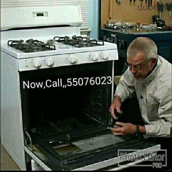 gas Coockar and service repair please call my no caII,me,55076023 3