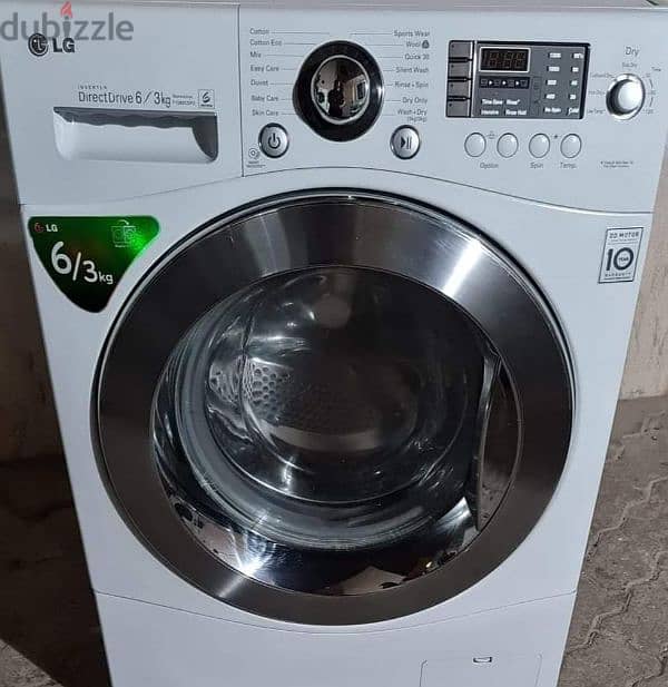 Lg 6/3 Kg Automatic Washing Machine For Sell Call me 70577993 0