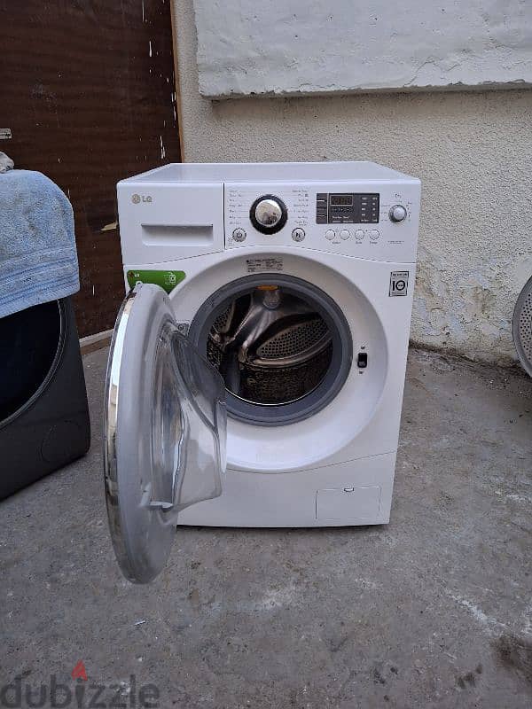 LG 8/6 KG AUTOMATIC WASHING MACHINE FOR SELL CALL ME 70577993 0