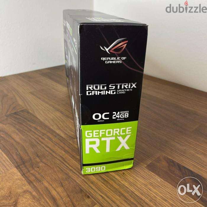 NEW ASUS ROG Strix GeForce RTX 3090 OC 24GB GDDR6X Graphics 0