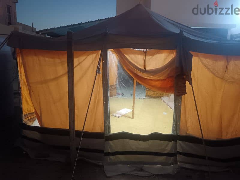 tent for sale 4x4 new خيمة بشكل مجلس الشعر 4x4 0